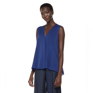 Rachel Roy Women's Satin Tank Top Royal Blue Size M